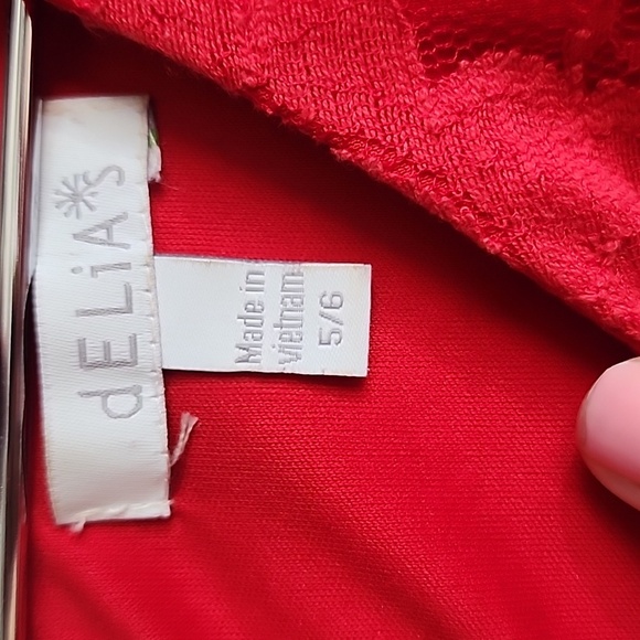 Vintage dELiA*s Lace Dress 5/6 - Picture 2 of 5